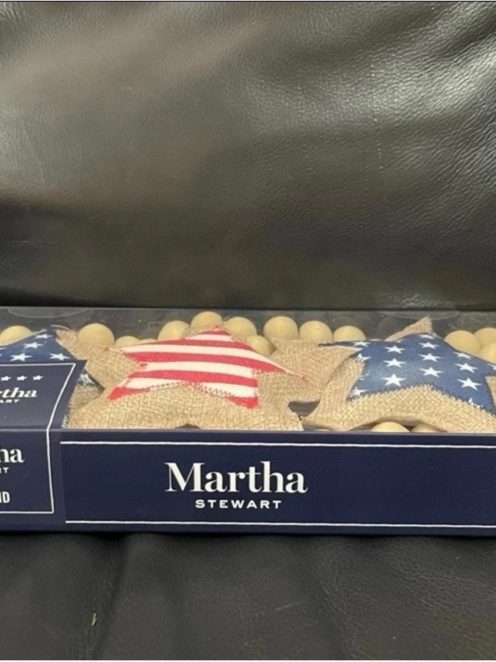Martha Stewart Patriotic Stars Garland - Patriotic Martha Stewart Stars Garland